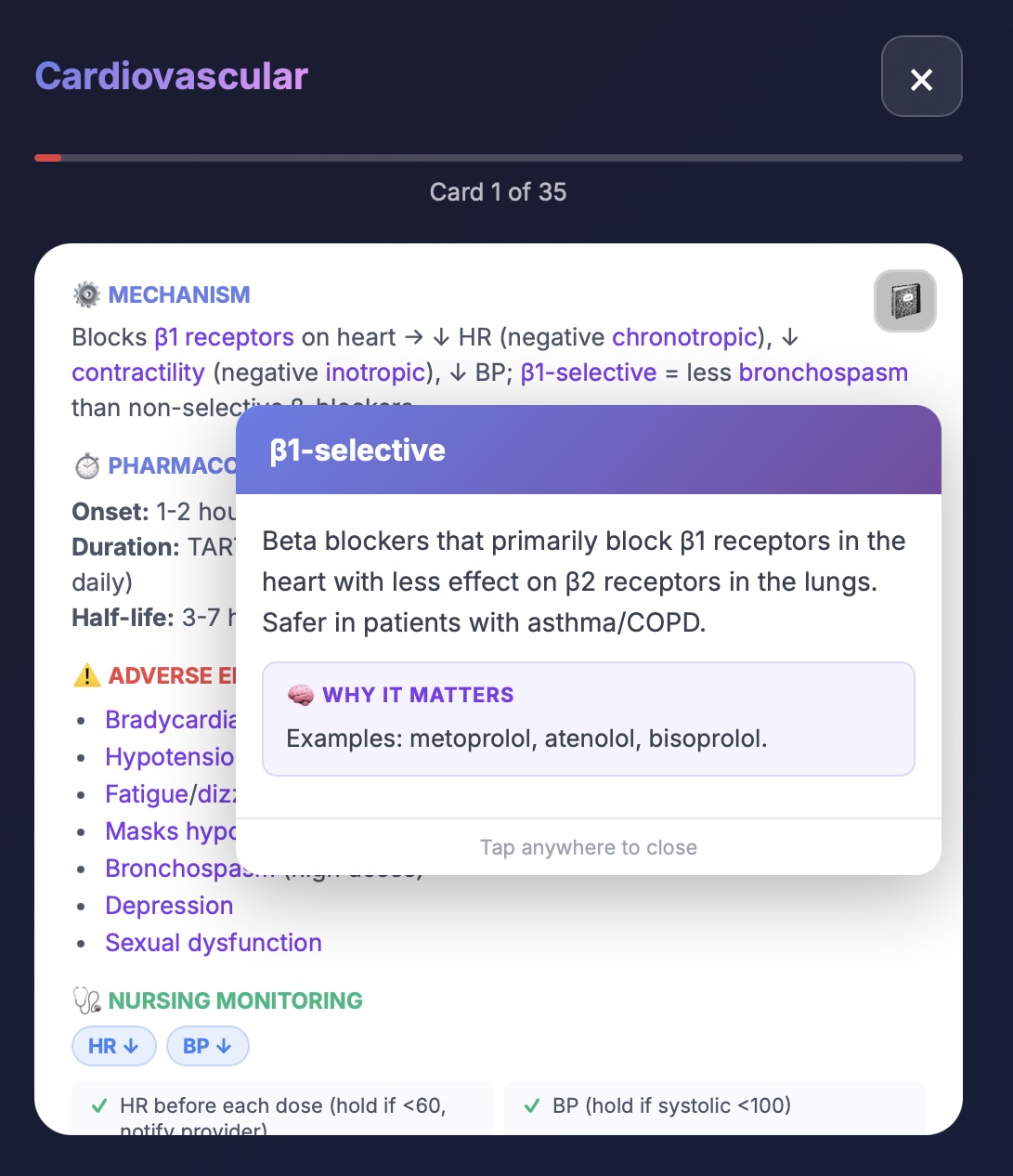 Pharmacology Tap to Learn