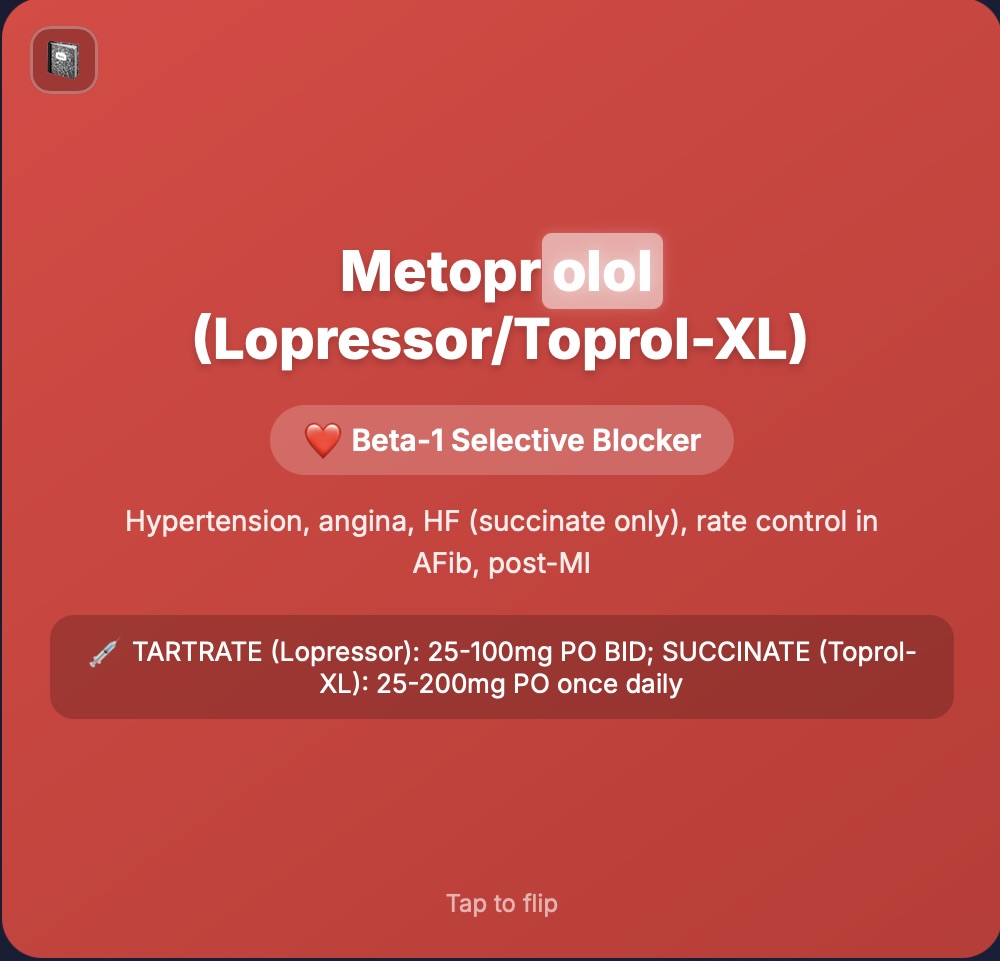 Pharmacology Flashcard